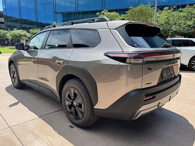 Toyota is Getting Serious About EVs, and the 2026 Toyota bZ Shows Just How Much 4 The Rear End Of The 2026 Toyota Bz With The New Logo And A Diminutive Toyota Badge