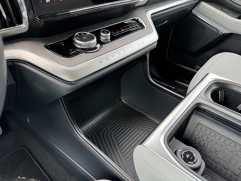 The Sliding Center Console In The 2025 Ford Expedition