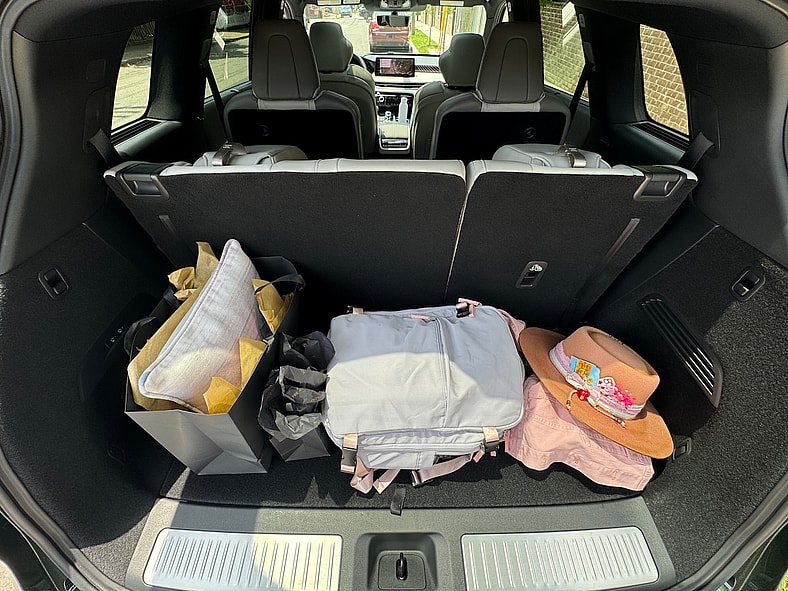 The Cargo Area Behind The 3Rd Row In The 2026 Infiniti Qx60