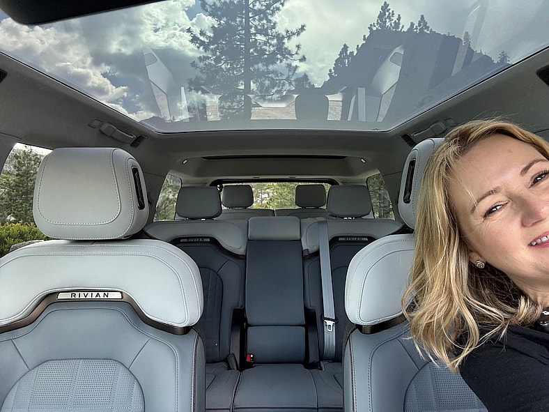 The Interior Of The Rivian R1 Quad
