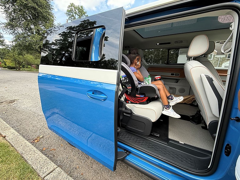 I Was Wrong All Along: The 2025 VW ID. Buzz Shows Minivans Can (And Should) Be Cool 6 My Daughter Sitting In The Back Seat Of The 2025 Vw Id. Buzz