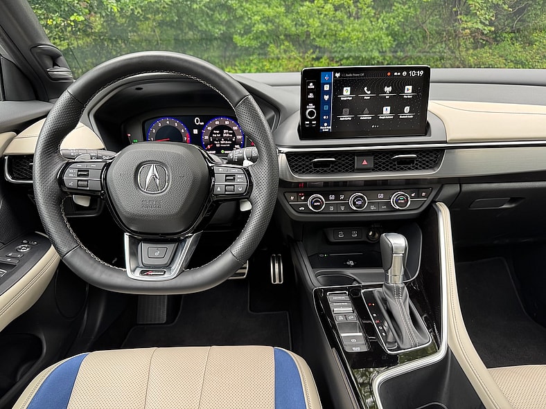 2025 Acura ADX Premium SUV Review: Five Things I Loved (and Two I Didn't) 3 The Front Seat Of The 2025 Acura Adx A-Spec