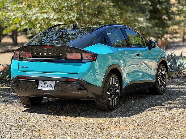 The Rear End Of The 2026 Nissan Leaf
