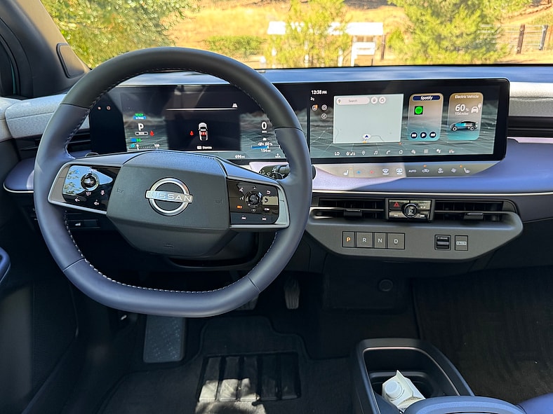 The View From The Driver'S Seat In The 2026 Nissan Leaf