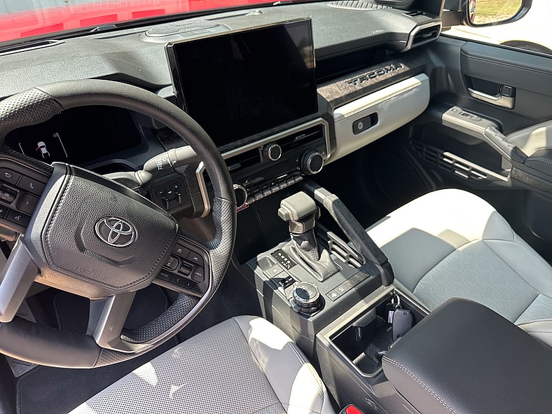The Interior Of The Toyota Tacoma Limited