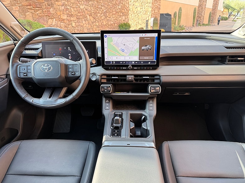 The Interior Of The 2026 Toyota Rav4 Core Limited