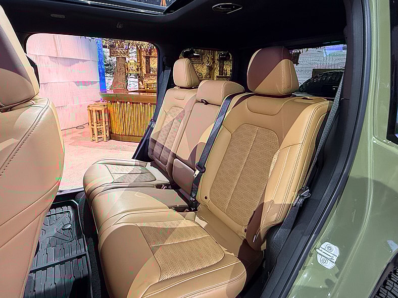 The Rear Seats Of The 2026 Jeep Recon Ev Suv