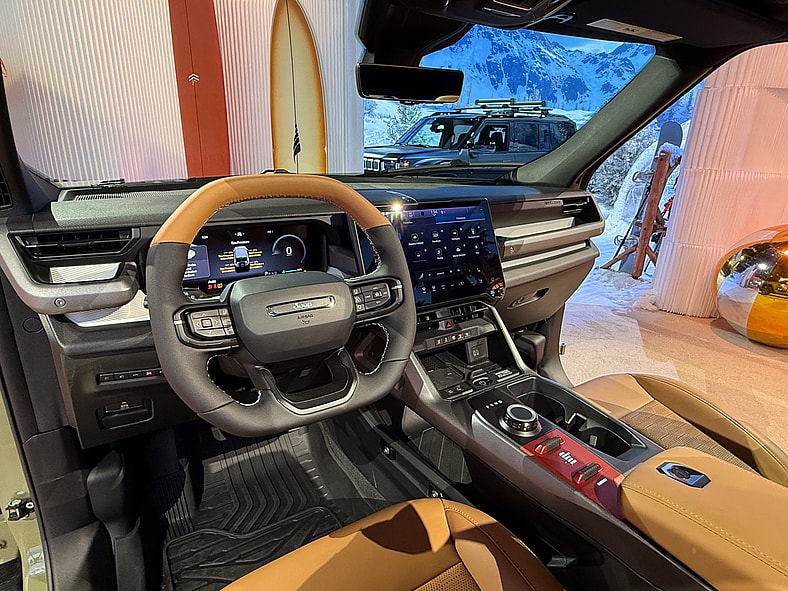 The Driver'S Seat And Interior Technology Packed Into The 2026 Jeep Recon Ev Suv
