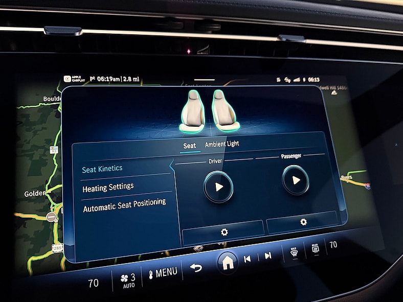 Massage Seats For Driver And Passenger In The The Front Cabin Of The Mercedes-Benz E450 All Terrain 