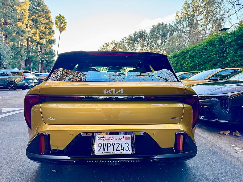 The Rear Of The 2026 Kia K4 Hatchback