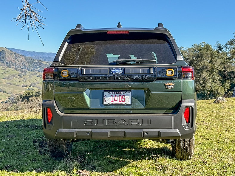 The Rear End Of The 2026 Subaru Outback Wilderness