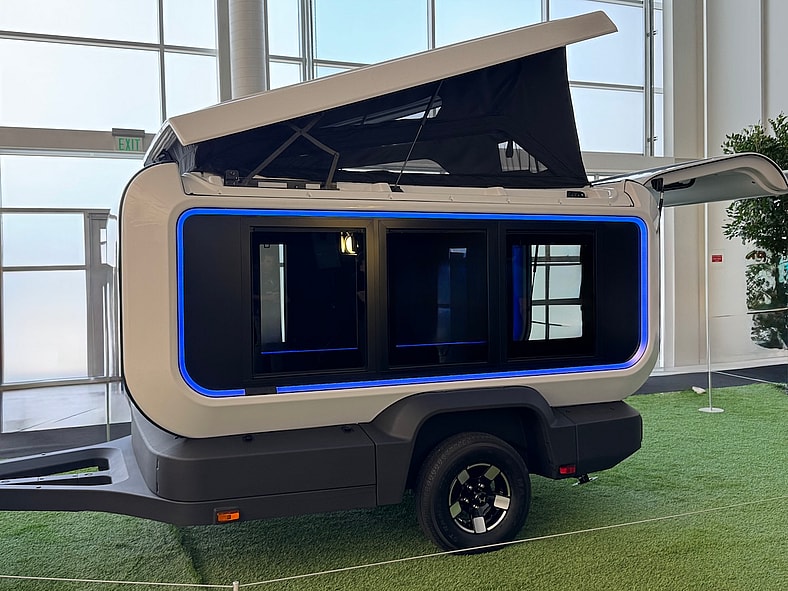 Easy to Pack, Easy to Tow, Easy On the Eyes: Honda Base Station Just Made Camping Cooler 3 Windows Are Really Accessory Bays That Allow Owners To Add Features