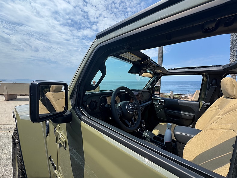 The Interior Of The 2025 Jeep Wrangler 4Xe Willys
