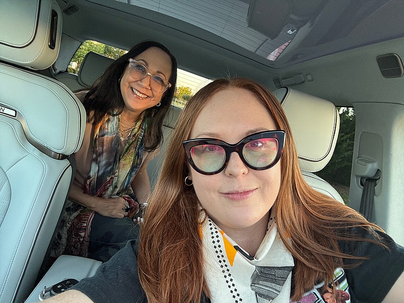 Natalie Merola And Her Mom In The Rivian R1T Quad