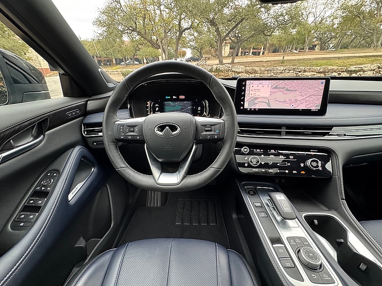 The View From The Driver'S Seat In The 2026 Infiniti Qx60
