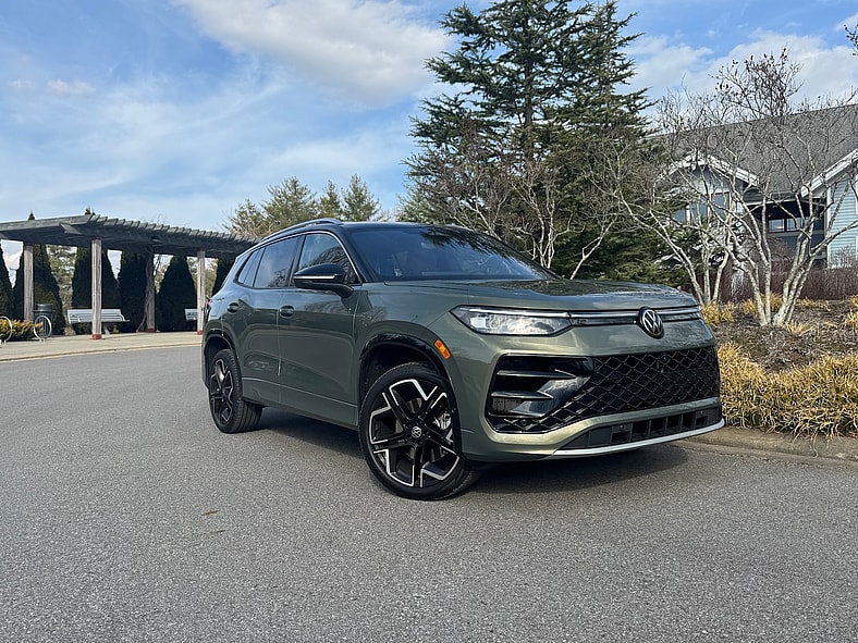 The 2026 VW Tiguan SEL R-Line Turbo Will Make You (And Your Family) Feel Like Celebrities 4 The 2026 Volkswagen Tiguan On The Pavement