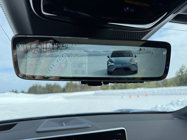 The Incredibly Clear Video Rear View Mirror In The Polestar 4