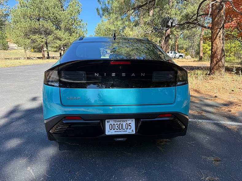 The Rear End Of The 2026 Nissan Leaf