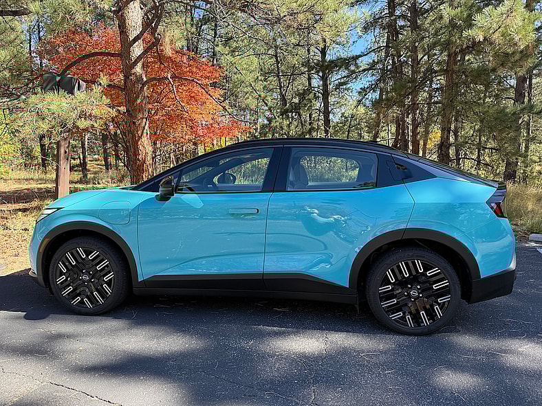 The Silhouette Of The 2026 Nissan Leaf