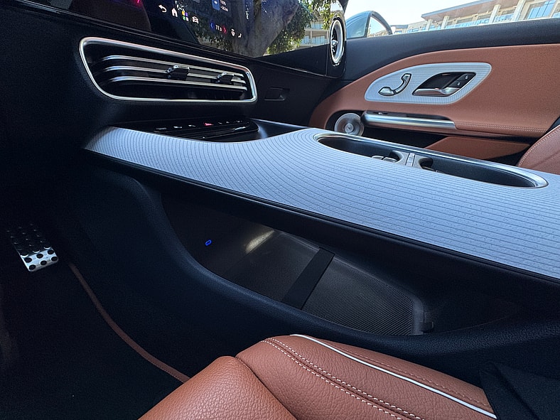 Mercedes Wants You To Crave This Car. So The Mercedes-Benz CLA 250+ Is Filled With Goodies 5 There Is Storage Under The Center Console In The 2026 Mercedes-Benz Cla 250+