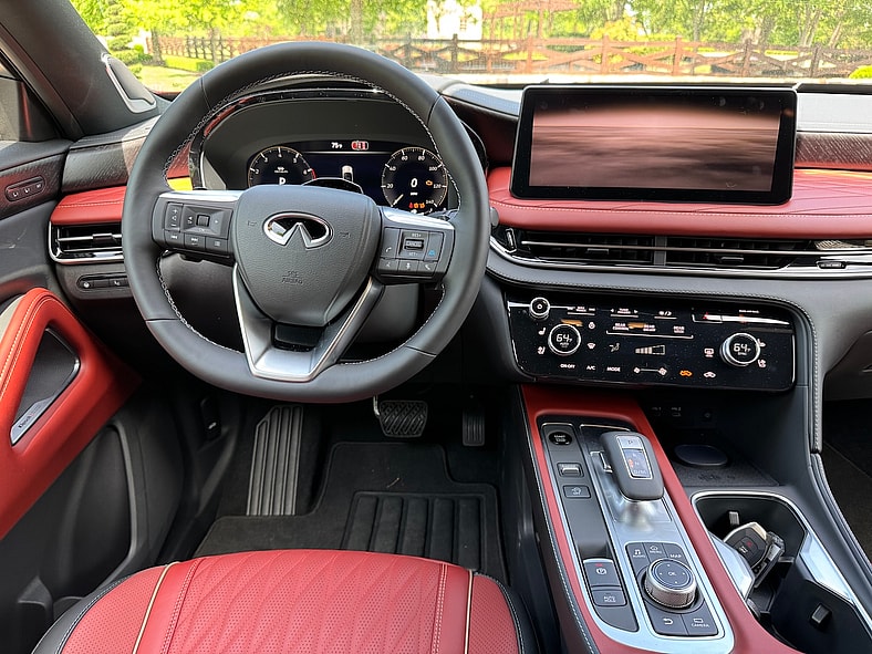 The View From The Driver'S Seat In The 2027 Infiniti Qx65