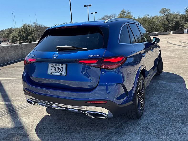 The Rear End Of The Mercedes-Benz Glc 350E