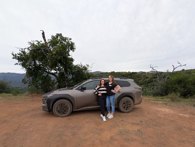 Which is the Better EV Off-Roader, The 2026 Subaru Trailseeker, or the Toyota bZ Woodland? 3 Kristen Brown And Shannon Bassett With The 2026 Toyota Bz Woodland