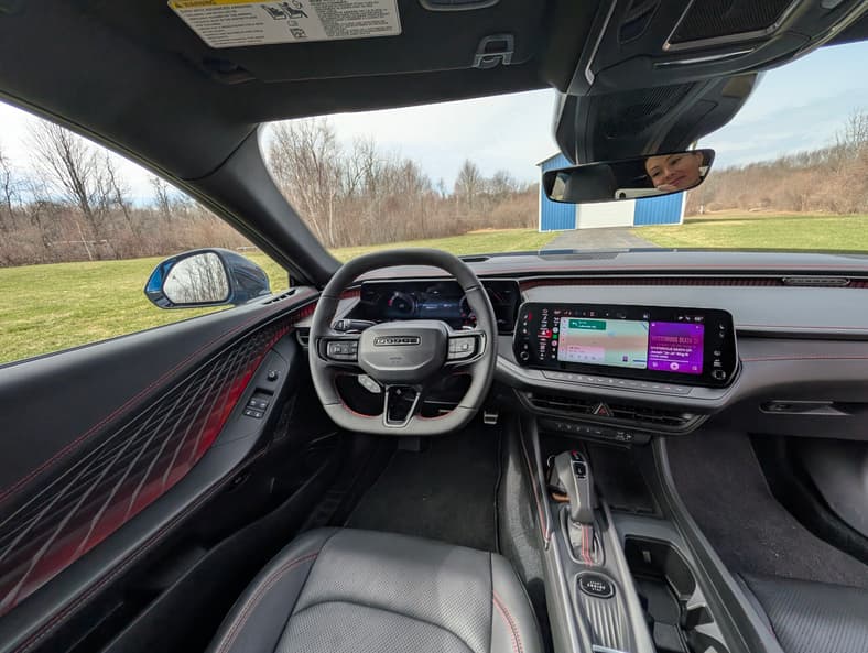 The Interior Of A 2026 Dodge Charger Sixpack Scat Pack