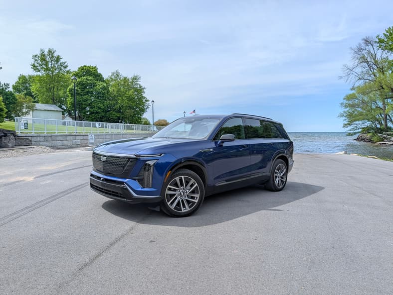 I Loved the 2026 Cadillac Vistiq 3 Row Electric SUV So Much I Considered Buying It 2 The Front Quarter End Of The 2026 Cadillac Vistiq
