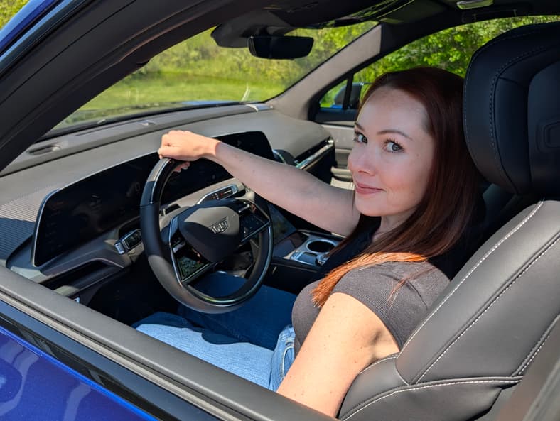 I Loved the 2026 Cadillac Vistiq 3 Row Electric SUV So Much I Considered Buying It 5 Sitting In The Driver'S Seat Of The 2026 Cadillac Vistiq
