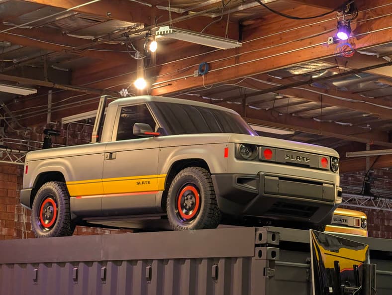 The Slate Ev Truck On Display