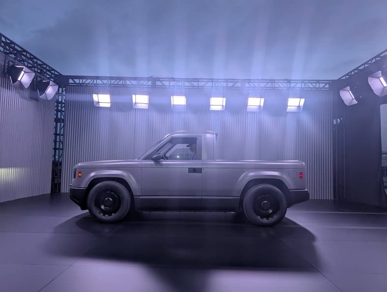 Another Reason Why Slate Auto Charms Us: Meet CEO Chris Barman 3 The Slate Auto Base Truck On Stage