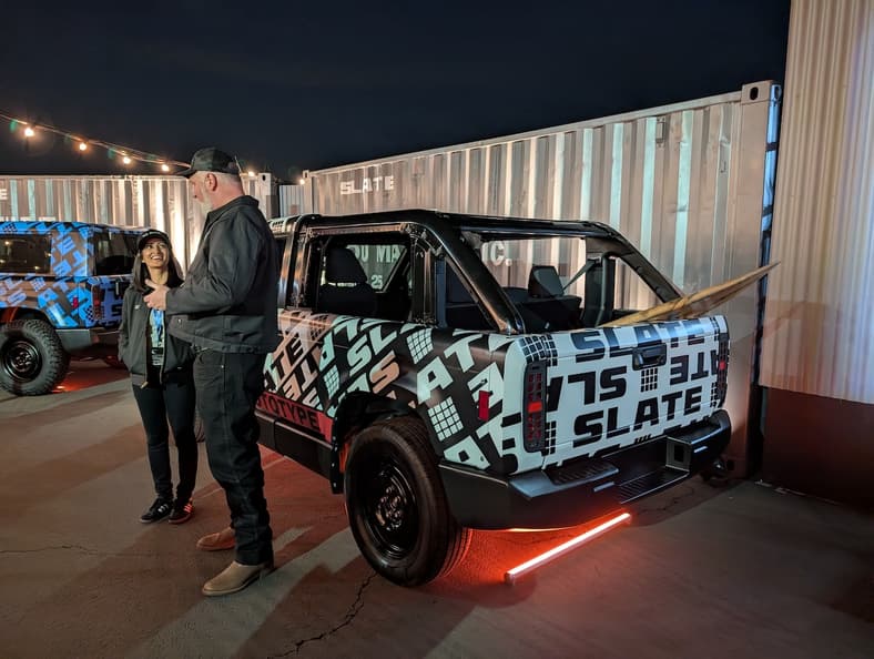 The Slate Auto Truck Can Be Converted To An Open-Air Truck