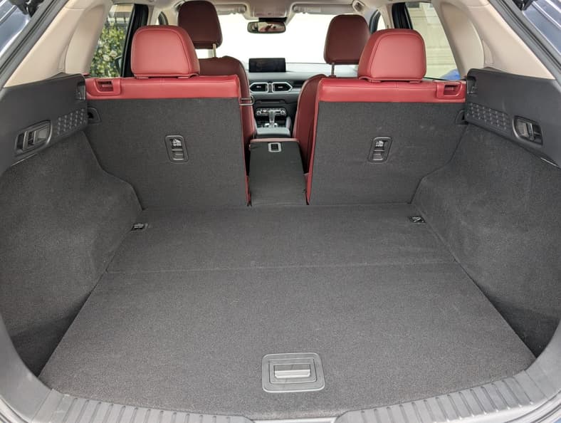 The Trunk Space And Pass Through Section Of The Cx-5 Carbon