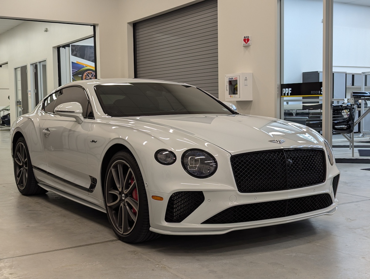 The Bentley Continental Protected By Xpel Paint Protection Film