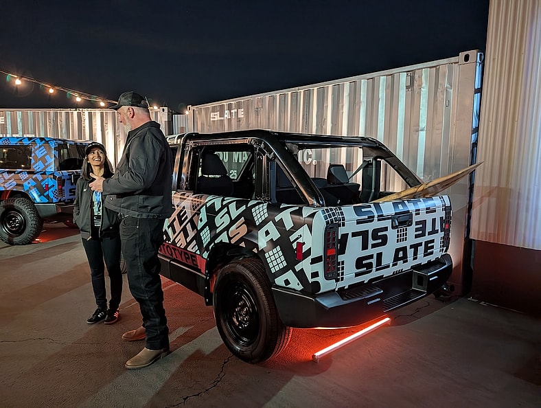 The Slate Auto Truck Can Be Converted To An Open-Air Truck