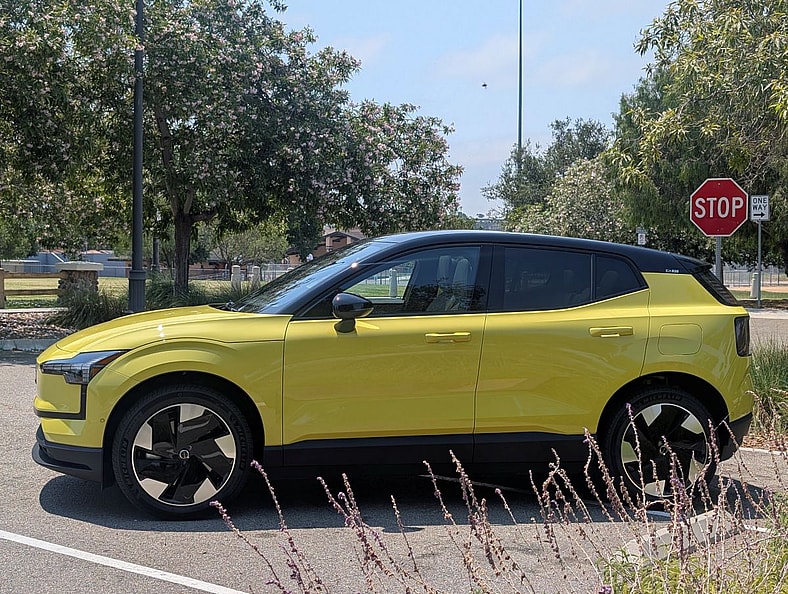 The Side Profile Of The 2025 Volvo Ex30