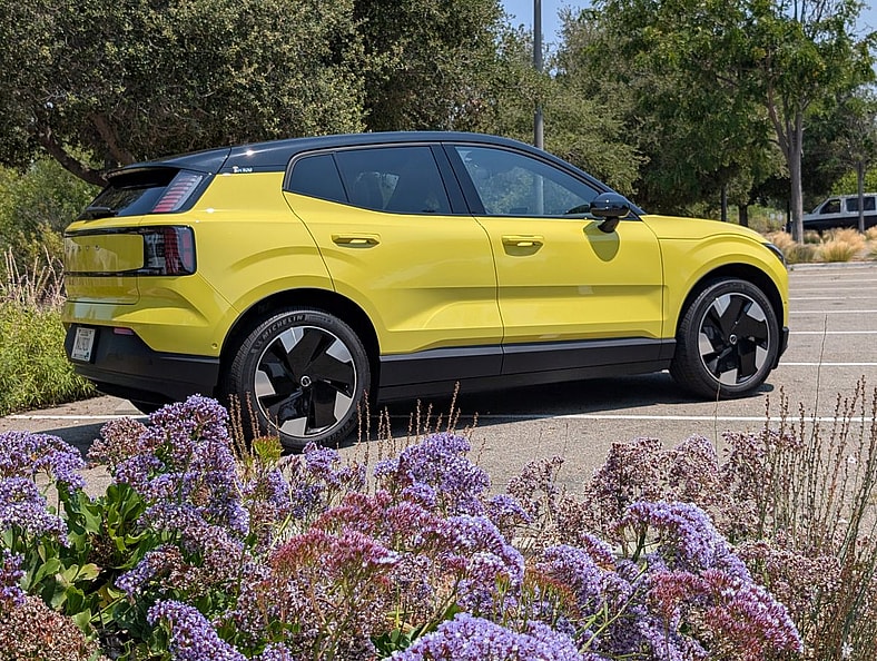 The Rear Quarter Panel Of The 2025 Volvo Ex30