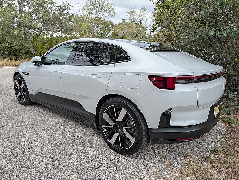 The Rear End Of The Polestar 4 Highlights Its Most Controversial Feature, The Lack Of A Rear Window