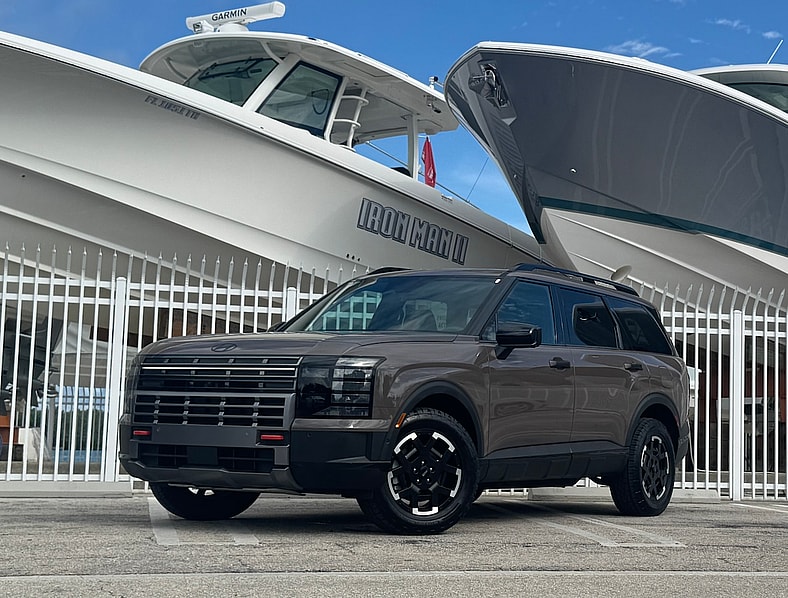 The 2026 Hyundai Palisade In Front Of Boats