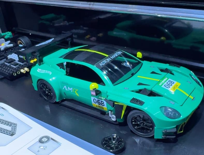 Mattel's Brick Shop Has a Realistic Super Car Kit For Your Super Car Fan 4 The Aston Martin Vantage Gt3 Brick Shop Model