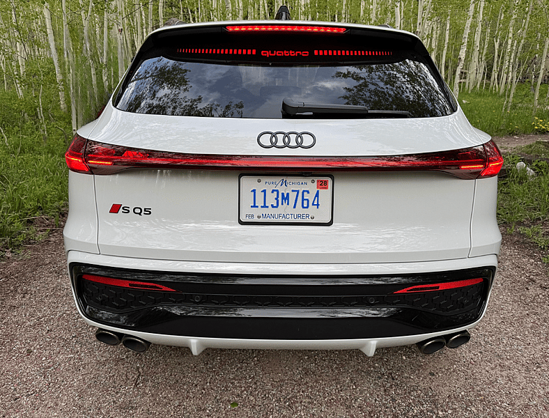 The Rear End Of The 2025 Audi Sq5