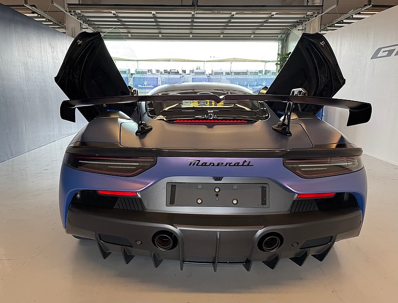 The Maserati Gt2 Stradale From The Rear