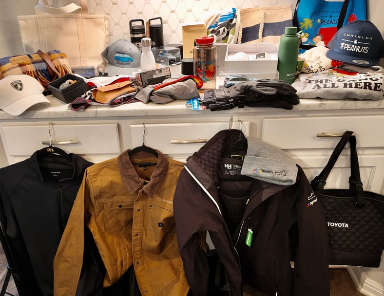 The Full Swag Giveaway, More Than $2,000 Worth Of Merchandise, All Car-Related!