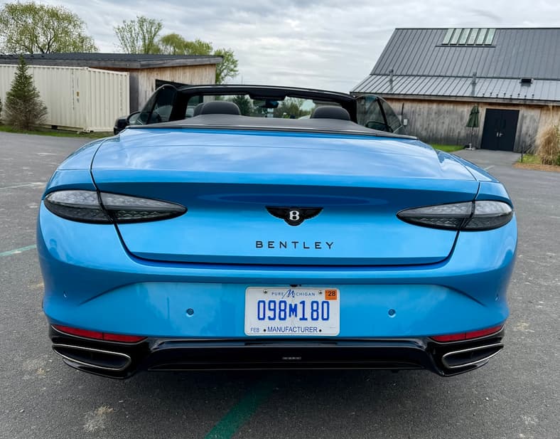I Drove the Bentley Continental GT S to a Wellness Retreat, But it Was the Car That Renewed My Spirit 8 The Rear End Of The Bentley Continental Gtc S