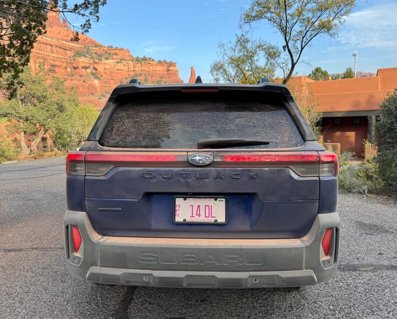 The Rear End Of The 2026 Subaru Outback