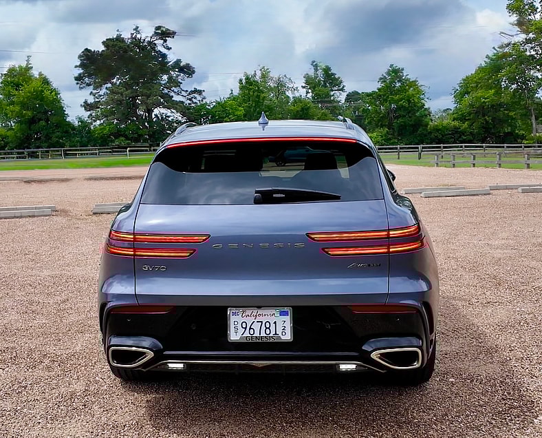 The Rear Tail Lights On The 2026 Genesis Gv70
