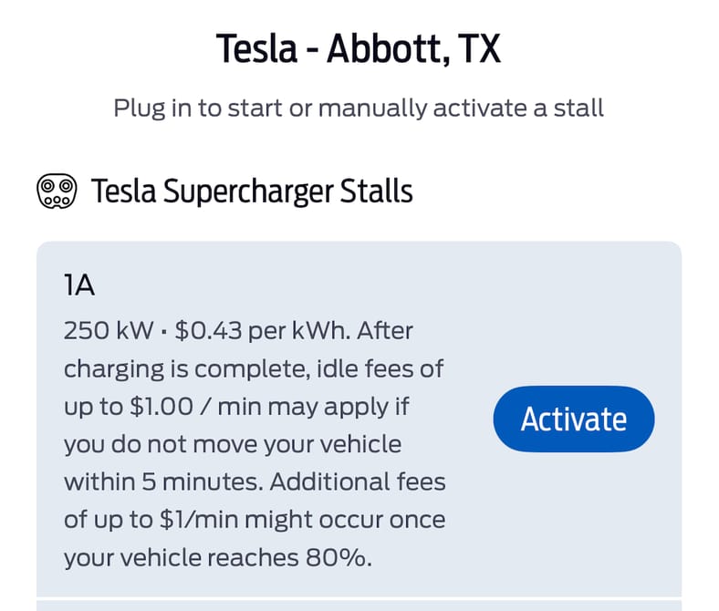 One Of The Chargers I Used To Recharge The Mustang Mach-E On My Road Trip