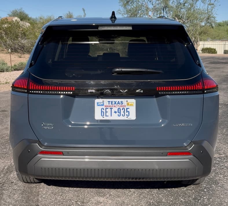 The Rear Of The 2026 Toyota Rav4 Core Limited