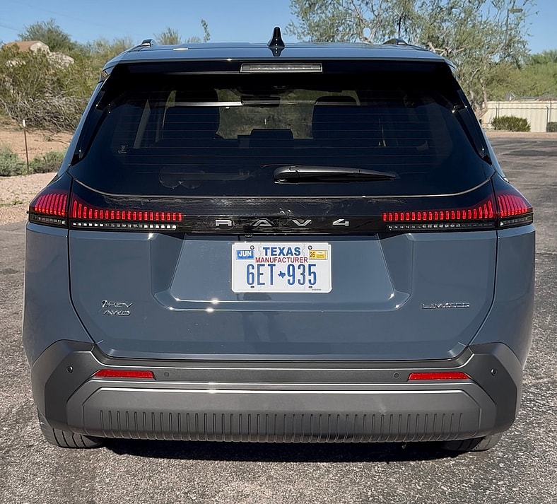 The Rear Of The 2026 Toyota Rav4 Core Limited